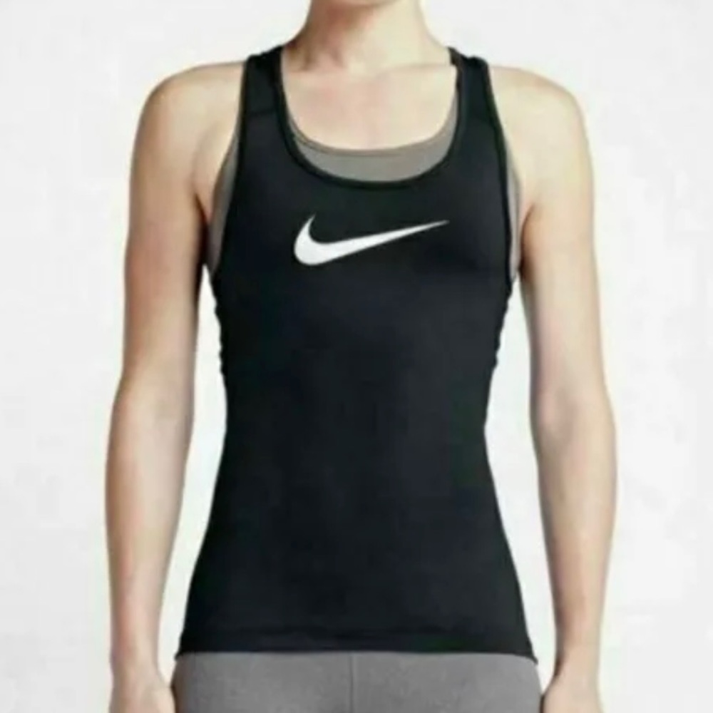 Nike Pro Dri-fit Black Racerback Tank Top